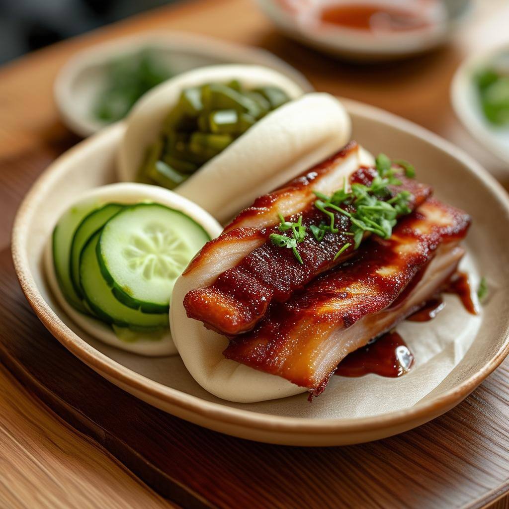 Crispy Pork Belly Buns